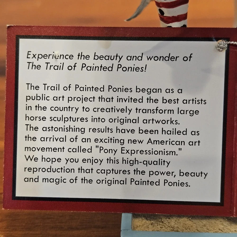 Trail of Painted Ponies War Pony #1452 • Rance Hood • 2003 Westland NIB